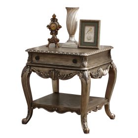 Vintage Oak Rectangular End Table