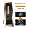 LED aluminum alloy frameless rectangular white full-length mirror with stand 63 * 16 * 1 inch Bathroom Vanity Mirror for Bedroom Entryway
