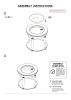 Transitional 1pc End Table Dark Cherry Open Bottom Shelf Beveled Glass Top Turned Legs Living Room Furniture
