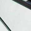 Geometrical Mirrored Side Table, Silver, Durable and Clear Design, Modern, Chic for Livingroom, Bedroom, Office 13.75''(L) x 13.75''(W) x 25.6''(H)
