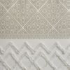 Cotton Printed Curtain Panel with Chenille detail and Lining(Only 1 Pc Panel)