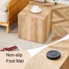 Elevate your living space with this square modern MDF coffee table that showcases smooth