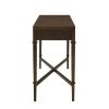 Fluted 2-drawer Storage Console Table