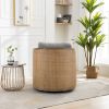 COOLMORE Swivel Barrel Chair, Comfy Round Accent Sofa Chair for Living Room, 360 Degree Swivel Barrel Club Chair, Leisure Arm Chair for Nursery, Hotel