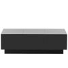 [VIDEO provided] ON-TREND Coffee Table with 2 large Hidden Storage Compartment, Extendable Cocktail Table with 2 Drawers