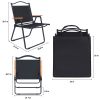 YSSOA Folding Camp Chair for Adults with Handle and Storage Bag, Large Size, 264lbs Load Bearing Collapsible Outdoor Furniture for Leisure, Beach