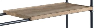 Brantley Oak & Sandy Black Finish Bookshelf