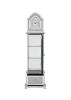 Noralie Mirrored & Faux Diamonds Grandfather Clock W/Led