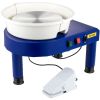 Pottery Wheel, 14in Ceramic Wheel Forming Machine, 0-300RPM Speed 0-7.8in Lift Table Electric Clay Machine