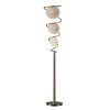 Luxurious Living Room Floor Lamp 1pc Sparkling Decorative Designer Home Decor Floor Lamp, 3 Wire-Wrapped Balls Night Light