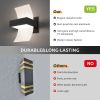 Inowel Wall Light Black LED Wall Sconce Aluminum Up Down Wall Mount Lamp Exterior Light 17803