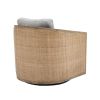 COOLMORE Swivel Barrel Chair, Comfy Round Accent Sofa Chair for Living Room, 360 Degree Swivel Barrel Club Chair, Leisure Arm Chair for Nursery, Hotel