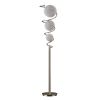 Luxurious Living Room Floor Lamp 1pc Sparkling Decorative Designer Home Decor Floor Lamp, 3 Wire-Wrapped Balls Night Light
