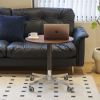 Movable Adjustable Coffee Table 360 Swivel Counter Bar Height Aluminum Star Base Movable for End Table Dining Room Home Kitchen Table
