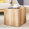 Elevate your living space with this square modern MDF coffee table that showcases smooth