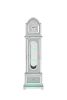Noralie Mirrored & Faux Diamonds Grandfather Clock W/Led