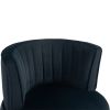 COOLMORE 360 Degree Swivel Cuddle Barrel Accent Sofa Chairs, Round Armchairs with Wide Upholstered, Fluffy Velvet Fabric Chair for Living Room