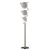 Luxurious Living Room Floor Lamp 1pc Sparkling Decorative Designer Home Decor Floor Lamp, 3 Wire-Wrapped Balls Night Light