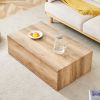 Elevate your living space with this modern MDF coffee table that showcases smooth
