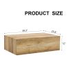Elevate your living space with this modern MDF coffee table that showcases smooth