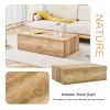 Elevate your living space with this modern MDF coffee table that showcases smooth