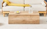 Elevate your living space with this modern MDF coffee table that showcases smooth
