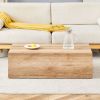 Elevate your living space with this modern MDF coffee table that showcases smooth
