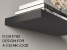 Ecco 31.5" Wide Floating Shelves Set of 2, Shelves for Wall Decor for Bedroom, Bathroom Storage Shelves, Book Shelves for Living Room